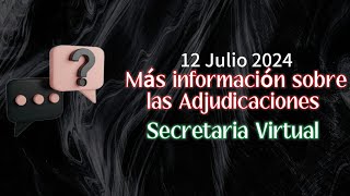 Llamo a secretaría para preguntar por las Adjudicaciones de los Ciclos Formativos Medios Superiores [upl. by Eivla]