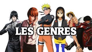 Les différents quotgenresquot de manga [upl. by Viafore]