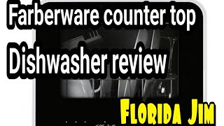 Farberware counter top portable dishwasher review [upl. by Llacam]