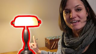 Review of Catalina 21469 000 Traditional Bankers Desk Lamp [upl. by Tennies]