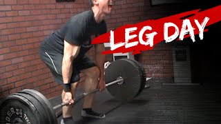 ATHLEANX  Follow Along Home Legs Workout w Music [upl. by Siramay386]