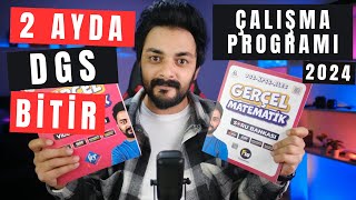 2 AYDA DGS Yİ BİTİRİYORUZ DERS ÇALIŞMA PROGRAMI dgs [upl. by Alaek]