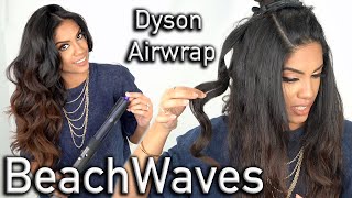 LONG LASTING Dyson Airwrap BeachWaves  HAIR TUTORIAL  ARIBA PERVAIZ [upl. by Mordecai]