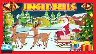 JINGLE BELLS JINGLE BELLS jingle all the way with Lyrics [upl. by Ytissac355]