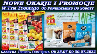 Biedronka Nowa Gazetka Promocyjna Od Poniedziałku 25072022 W Tym Tygodniu  Nowe Okazje i Promocje [upl. by Airyt]