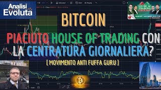 BITCOIN  Night Session del 711  Piaciuto House of Trading con la centratura giornaliera [upl. by Aika827]