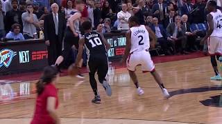 Kawhi Leonard Has GameWinning Steal Off DeMar DeRozan To Beat San Antonio Spurs [upl. by Bethesda]