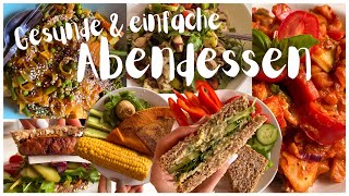 7 GESUNDE ABENDESSEN REZEPTE  Einfache amp Schnelle Ideen mit viel Gemüse Protein VEGGIEVEGAN [upl. by Any]