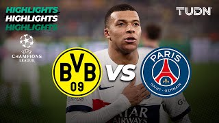 Borussia Dortmund vs PSG  HIGHLIGHTS  UEFA Champions League 202324  TUDN [upl. by Deborath]