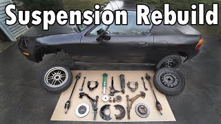 How to Rebuild the Entire Front Suspension in your Car or Truck [upl. by Atnicaj]