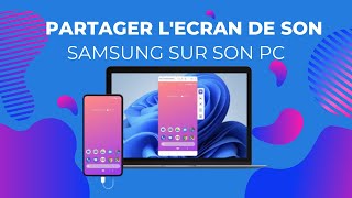 Comment partager lécran de son téléphone Samsung sur son PC [upl. by Einobe44]