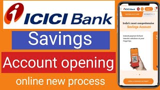 ICICI bank zero balance account opening online  how to open icici bank zero balance account [upl. by Bascomb679]