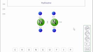 The Lewis structure of hydrazine [upl. by Ariad]