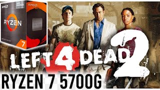 Ryzen 7 5700G  Left 4 Dead 2  1080p Sin GPU [upl. by Arytahs840]