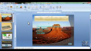 Comment créer un lien hypertexte dans PowerPoint 2007 [upl. by Tirrag914]