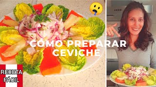 🐟¿CÓMO PREPARAR CEVICHE PERUANO🇵🇪  Receta Fácil y Tradicional Paso a Paso [upl. by Nodgnal]