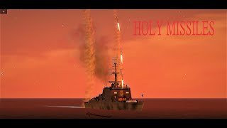 HOLY MISSILES Epic Modern warship Battle with Stryker15 Naval Art [upl. by Keeley]