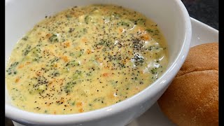 Creamy Broccoli Cheddar Soup Taste Just Like Panera Bread [upl. by Relyuc]