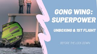 Gong Wing Superpower  unboxing amp first wind wing flight [upl. by Earle]