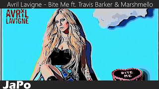 〖和訳・日本語〗Avril Lavigne  Bite Me ft Travis Barker amp Marshmello Lyrics [upl. by Balling]