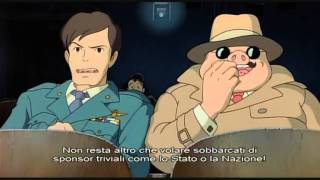 Porco Rosso  Piuttosto che diventare un fascista meglio essere un maiale [upl. by Eelarbed464]