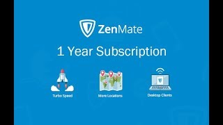 شرح تكريك حسابات ZenMate VPN Premium لمده عام كامل 2018 [upl. by Thurlough]