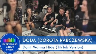 Doda  Dont Wanna Hide Acoustic Version  Wersja Akustyczna 8072021  TikTok [upl. by Drannek]