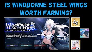 Is Windborne Steel Wings Worth Farming  Azur Lane [upl. by Wilbert47]