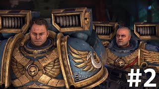 Warhammer 40K Space Marine Walkthrough Gameplay  Part 2  Belly of the Beast amp Titans of Graia [upl. by Attenauqa]