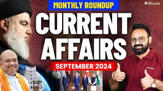 September 2024 Current Affairs for CLAT  Monthly Current Affairs Round Up for CLAT 2025 Exam [upl. by Blasien]