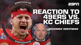 INCREDIBLE Tim Hasselbeck full of praise after Chiefs 3rd Super Bowl win  SportsCenter [upl. by Ybreh100]