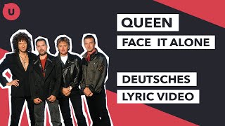 Queen  Face It Alone Lyric Video Deutsch  uDiscover Musik [upl. by Kovacev273]