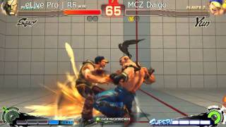 SSF4 AE RF Sagat vs Daigo Umehara Yun  Godsgarden 4 [upl. by Sregor409]