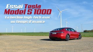 Essai Tesla Model S 100D  la meilleure voiture électrique en 2018 [upl. by Yenitsed]