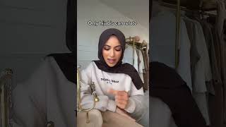 Every hijabis biggest struggle shorts [upl. by Ortensia]