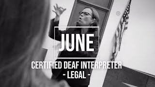 Meet June the Certified Deaf Interpreter  DeafWork Series [upl. by Hadrian]