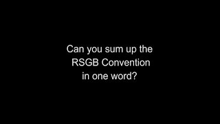 The RSGB Convention in one word [upl. by Eriha]