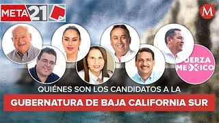 ¿Quiénes son los candidatos a la gubernatura de Baja California Sur [upl. by Ahserak365]