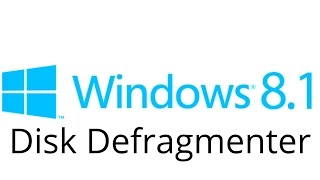 Windows 81  Disk Defragmenter [upl. by Terence638]