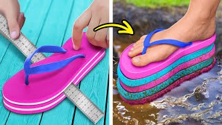 Amazing Shoe Tricks and Clever Feet Hacks 👟👠 [upl. by Ttenaj962]