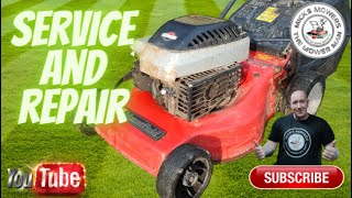 Mountfield Lawnmower How To Service And Repair howyoutube [upl. by Rabelais]