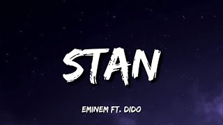 Eminem  Stan Lyrics ft Dido [upl. by Nordine95]