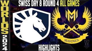 TL vs GAM Highlights ALL GAMES  LoL Worlds 2024 Swiss Stage Day 8 Round 4  Team Liquid vs Gigabyte [upl. by Nawek]