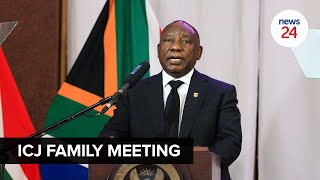 WATCH LIVE  President Cyril Ramaphosa to address the nation on the ICJ order [upl. by Yelime176]