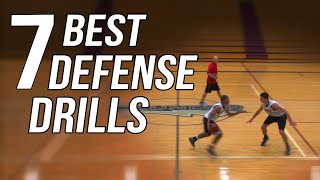 The 7 Best Defense Drills For Basketball  From Top Defensive Expert [upl. by Dnomar]