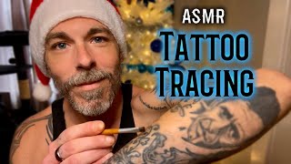 ASMR  Tracing My Tattoos backstory meaning [upl. by Amliv]