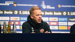 19 Spieltag  MSV  SGD  Pressekonferenz nach dem Spiel [upl. by Ttoile]