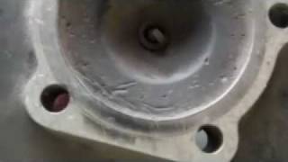 How To Skim A 2 Stroke Cylinder Head Using Household Tools [upl. by Sim]