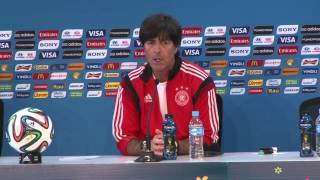 Jogi Löw Bastian Schweinsteiger oder Sami Khedira quotNach Gefühlquot  Deutschland  Algerien  WM 2014 [upl. by Sonitnatsnok]