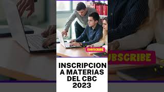 Inscripción a materias del CBC 2023 ¿Cómo Anotarse [upl. by Osbert]